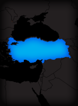 Interaktivní mapa regionu Turecko