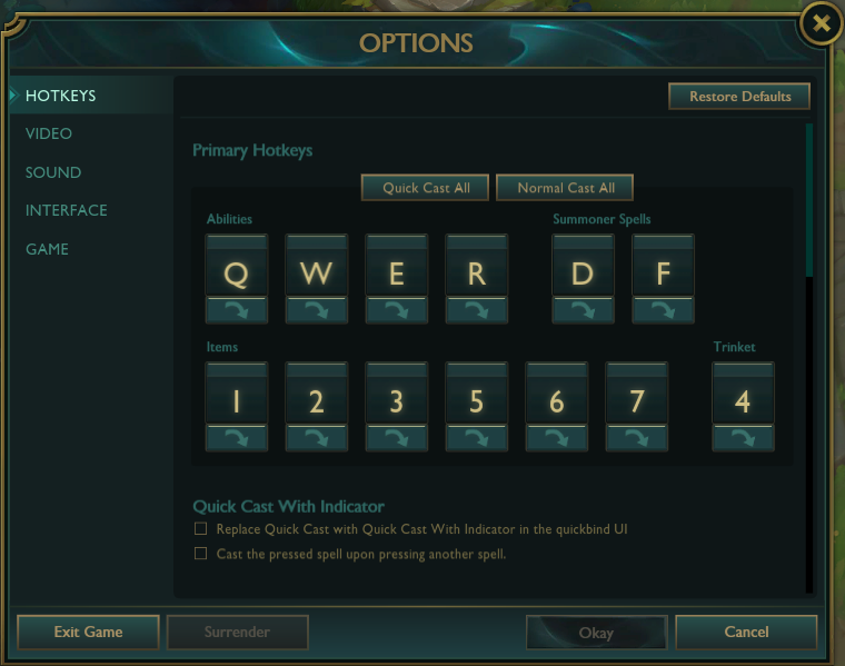 Do Key Bindings Matter in TFT? 