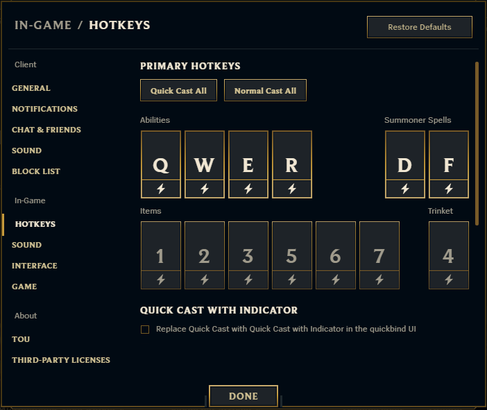 Do Key Bindings Matter in TFT? 