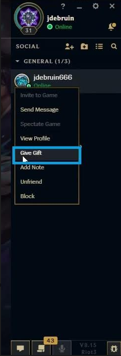 League of Legends Support > My activities My Tickets SEARCH