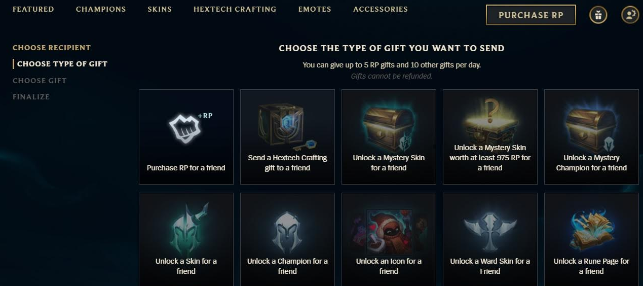 is now giving away RP in League of Legends every month