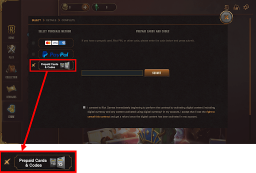 Prepaid Cards for EU – League of Legends Support