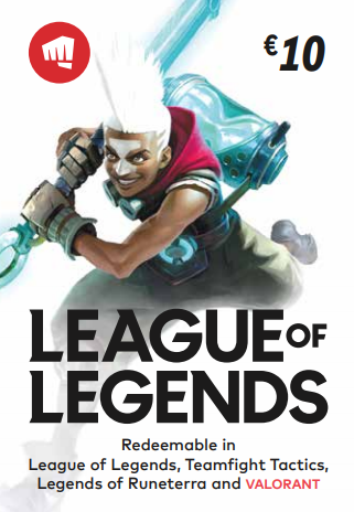 Cartões pré-pagos na Europa – League of Legends - Suporte ao Jogador