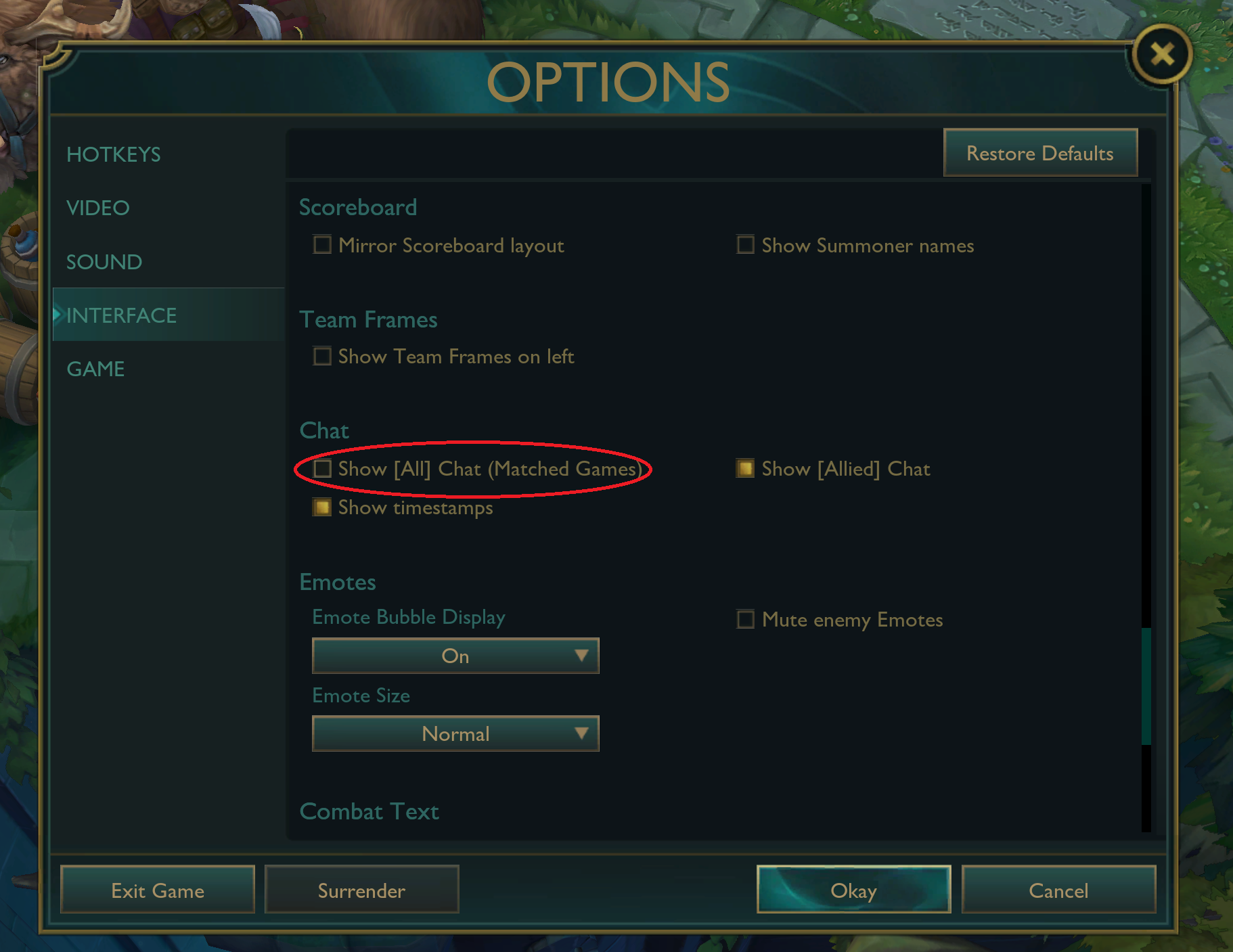 How to disable chat in lol