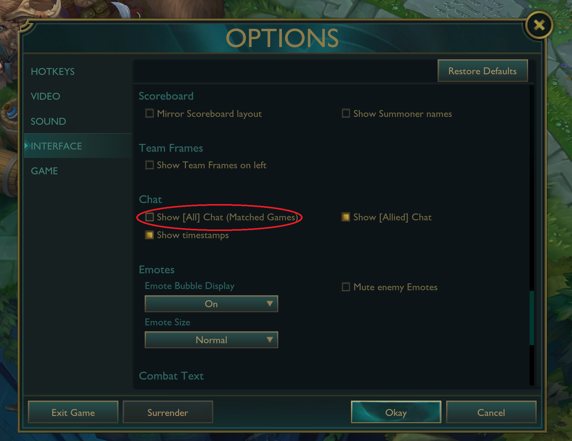 Using Allied And All Chat League Of Legends Support