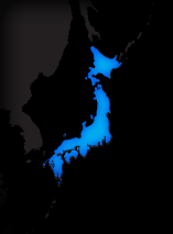  Mapa interactivo de la región de Japón.
