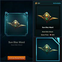 Example of a Sun Disc Ward shard in League of Legends
